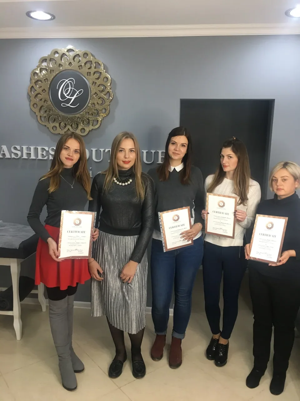 Випускниці навчання у Lashes Boutique